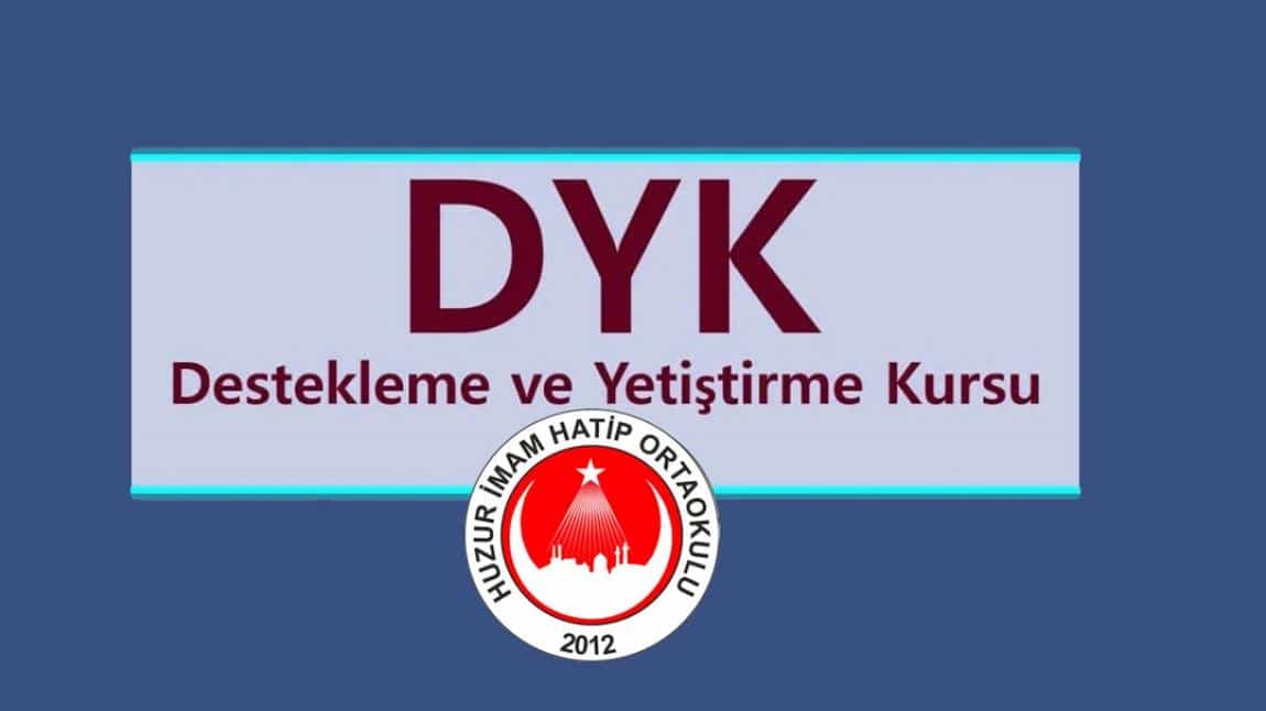 2024-2025 Öğretim Yılı DYK Kurs İşlemleri Duyurusu