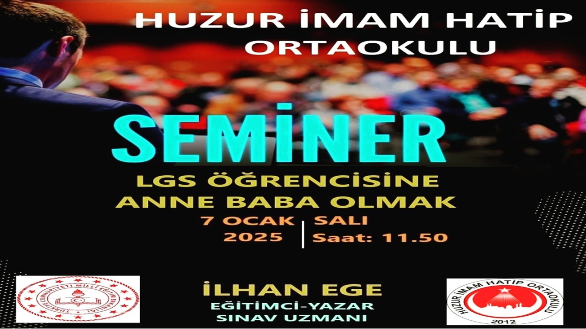 Eğitimci Yazar İlhan EGE Seminer