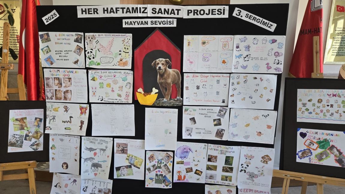 Hayvan Sevgisi Konulu 3.Okul Sergimiz