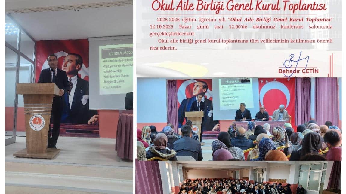 Okul Aile Birliği Genel Kurul Toplantımız